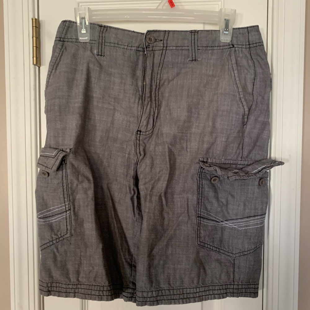 Gray Polo Club Cargo Shorts